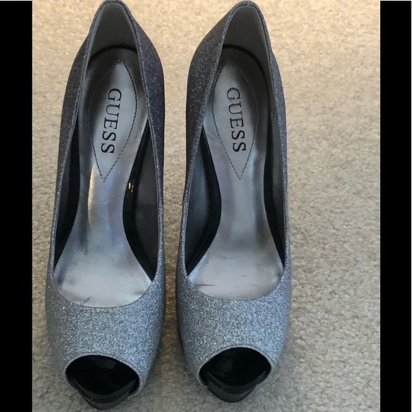Y2K Peeptoe Platform Pumps by Guess 6M - Picture 5 of 8
